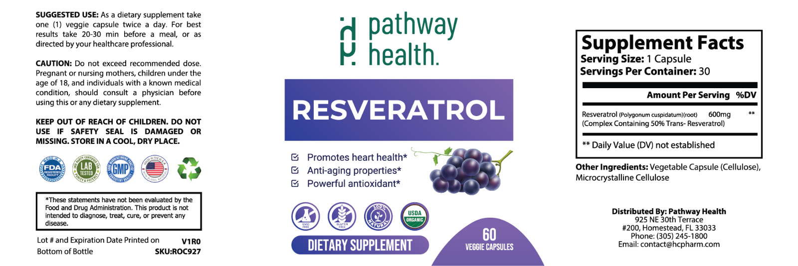 Resveratrol - Promotes Heart Health