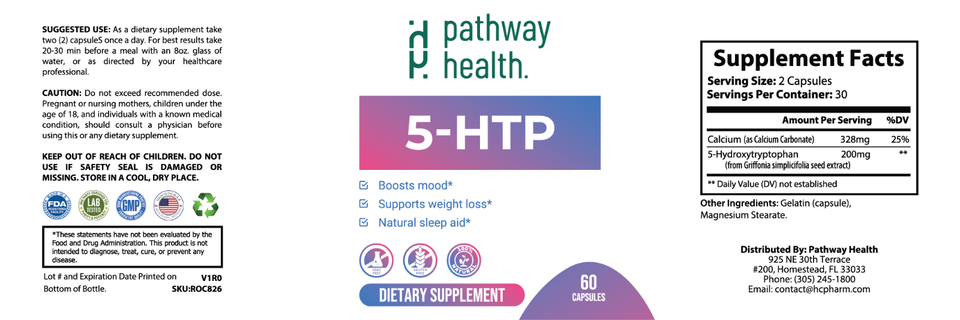 5-HTP - Natural Sleep Aid and Boost Mood