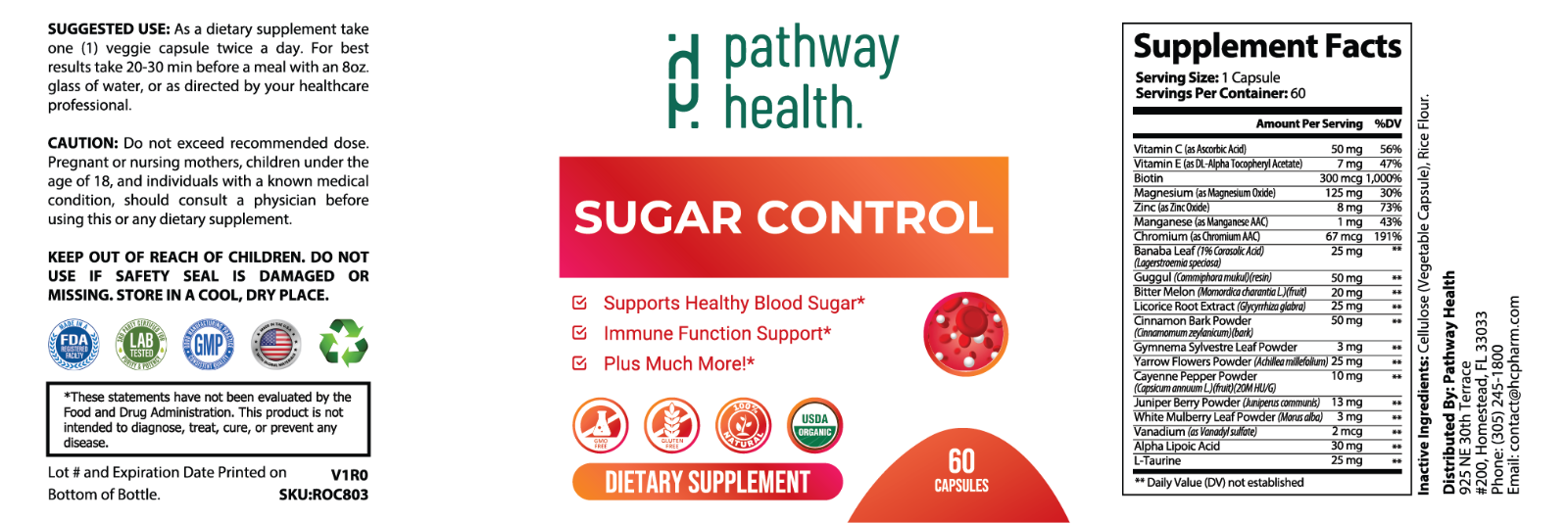 Sugar Control - Supports healthy Blood Sugar